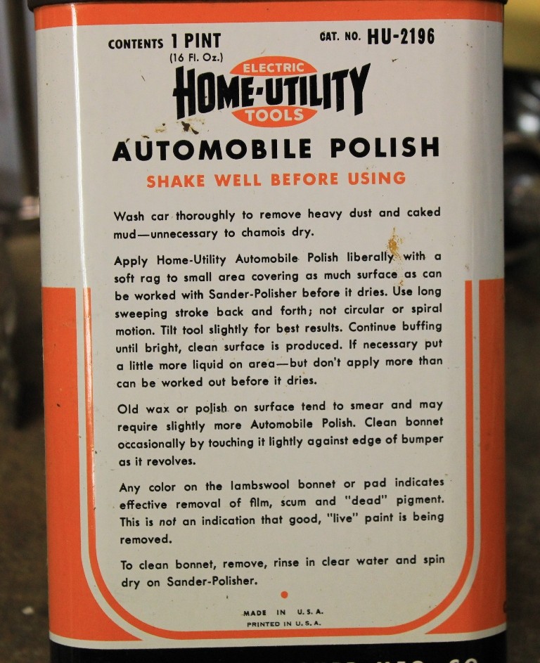 Vintage Black and Decker Automotive Polish w/polisher!