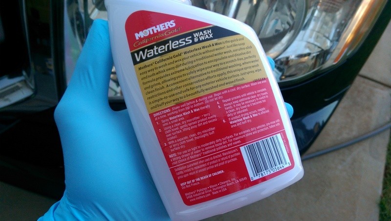 MOTHERS 05644 California Gold - Waterless Wash & Wax - Spray & Wipe - 2  PACK