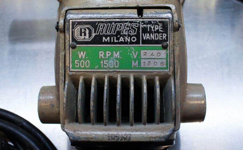 Vintage RUPES Milano Rotary Polisher - Type Vander - 1500 RPM