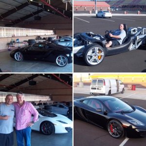 Black McLaren MP4-12C