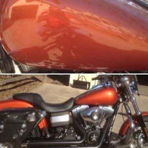 Harley Fat Bob Sedona Orange