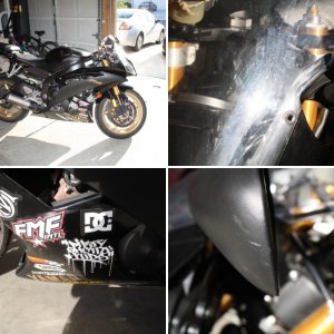 Detailing a Motorcycle.