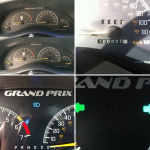 1999 Pontiac Grand Prix LED Dash