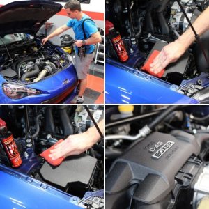 BRZ Engine bay detail