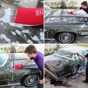 How to Aggressive Wash before machine buffing Mike Phillips
