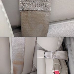04 Lincoln seat belts