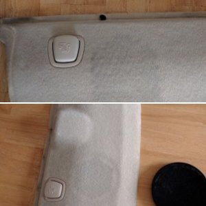 Lincolon rear deck stains