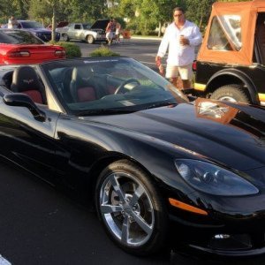2008 Black Corvette Convertible - September 2016 Detailing Class