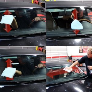 How to remove Smokers Film off inside of windshield Mike Phillips
