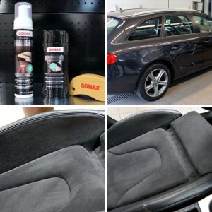 SONAX Leather Cleaner and SONAX Leather Care Cream