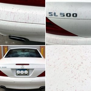 Removing Iron contamination off a Mercedes-Benz SL500