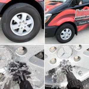 Brush Hero Water Powered Wheel Cleaning Brush