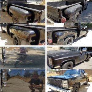 87 Chevy single stage paint detail beater