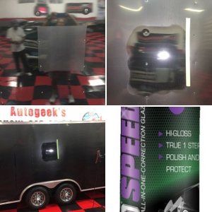 Restoring faded black trailer with 3D HD Speed Mike Phillips