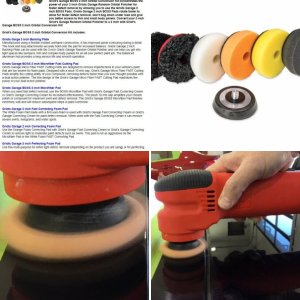 Griots Garage 2 inch backing plates buffing pads Mike Phillips