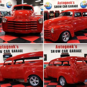 Wetsanding 1948 Chevy Suburban Streetrod Mike Phillips