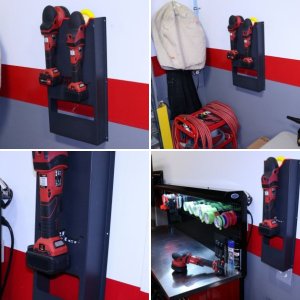 Speed Master Single Polisher Rack  Double Polisher Rack
