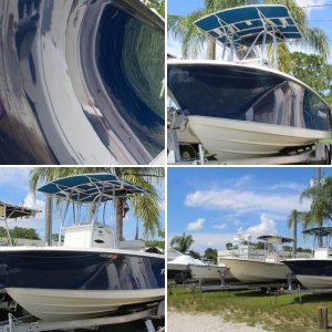 AMAZING!  Ceramic Coated Boat after 8 months of sun exposure!
