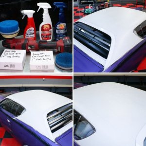 How to restore an original vinyl top mike phillips autogeek