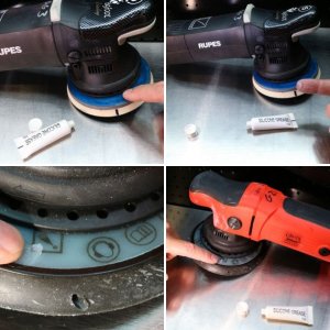 How to lubricate the shroud on long stroke polishers