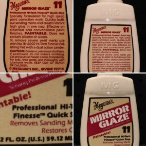 Meguiars Mirror Glaze M1132 Professional Hi-Tech Finesse Quick Step