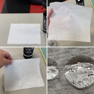 Waterproofing a Paper Towel