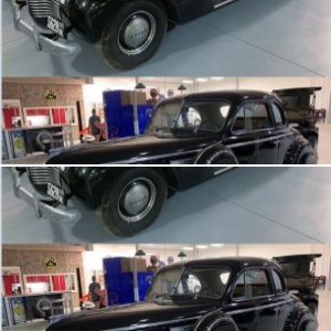 Before and After 1940 Buick BLACKFIRE One Step