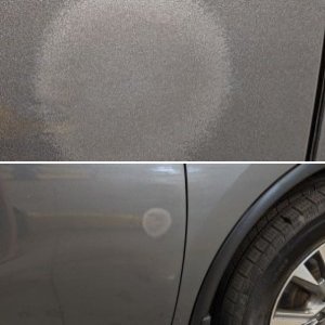 Burn Through Strike Through Buff through the clearcoat