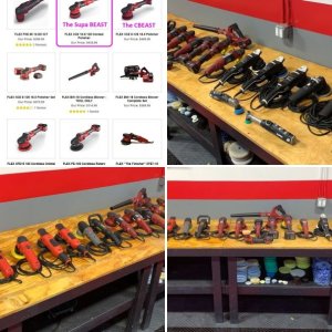 MEGA CAR DETAILING TOOLS BUFFERS POLISHERS MIKE PHILLIPS