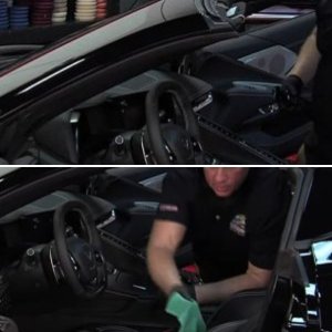 2020 C8 Corvette Leather Detailing