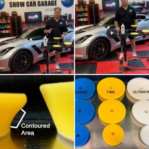 RUPES Patented Countoured Profile D-A Foam Pads Mike Phillips