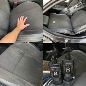 Review Pinnacle Black Label Alcantara Cleaner and Protectant