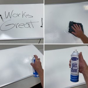 machine clean a dry erase board Mike Phillips