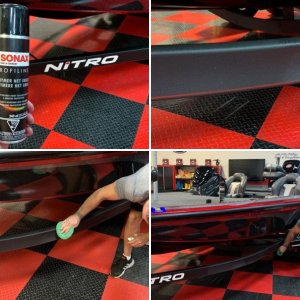 Review: SONAX PNS on Black Powder Coating Paint Boat Trailer