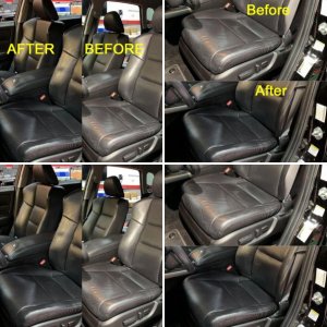 Leatherique BEFORE AND AFTER MIKE PHILLIPS