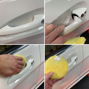 Remove Fingernail Scratches behind door handle