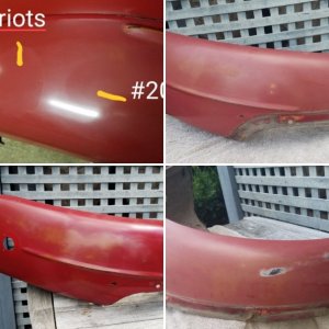 MG left rear fender