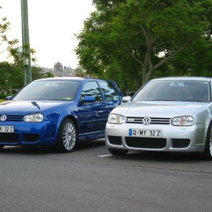 Twin VW R32's in Australia