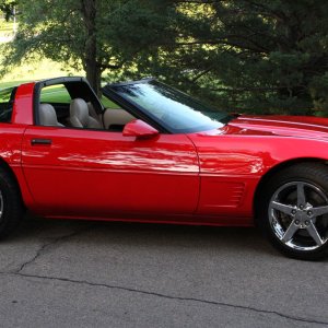 1995 Corvette, just detailed