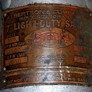 Antique Sioux Rotary Buffer