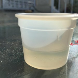 2 capfuls = about 15mL (1/2 oz)