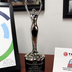 2016 Communicator Awards Autogeek Award of Distinction TRINET
