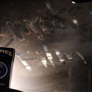 How to remove Smokers Film off inside of windshield Mike Phillips