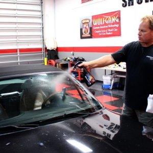 How to remove Smokers Film off inside of windshield Mike Phillips