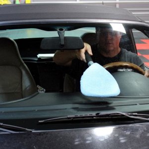 How to remove Smokers Film off inside of windshield Mike Phillips