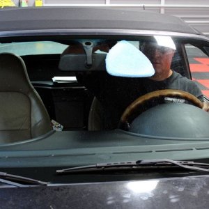 How to remove Smokers Film off inside of windshield Mike Phillips