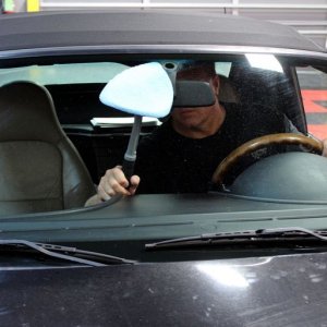 How to remove Smokers Film off inside of windshield Mike Phillips