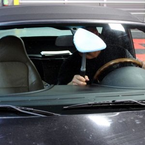 How to remove Smokers Film off inside of windshield Mike Phillips