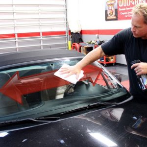 How to remove Smokers Film off inside of windshield Mike Phillips
