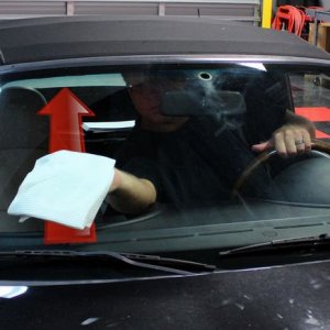 How to remove Smokers Film off inside of windshield Mike Phillips